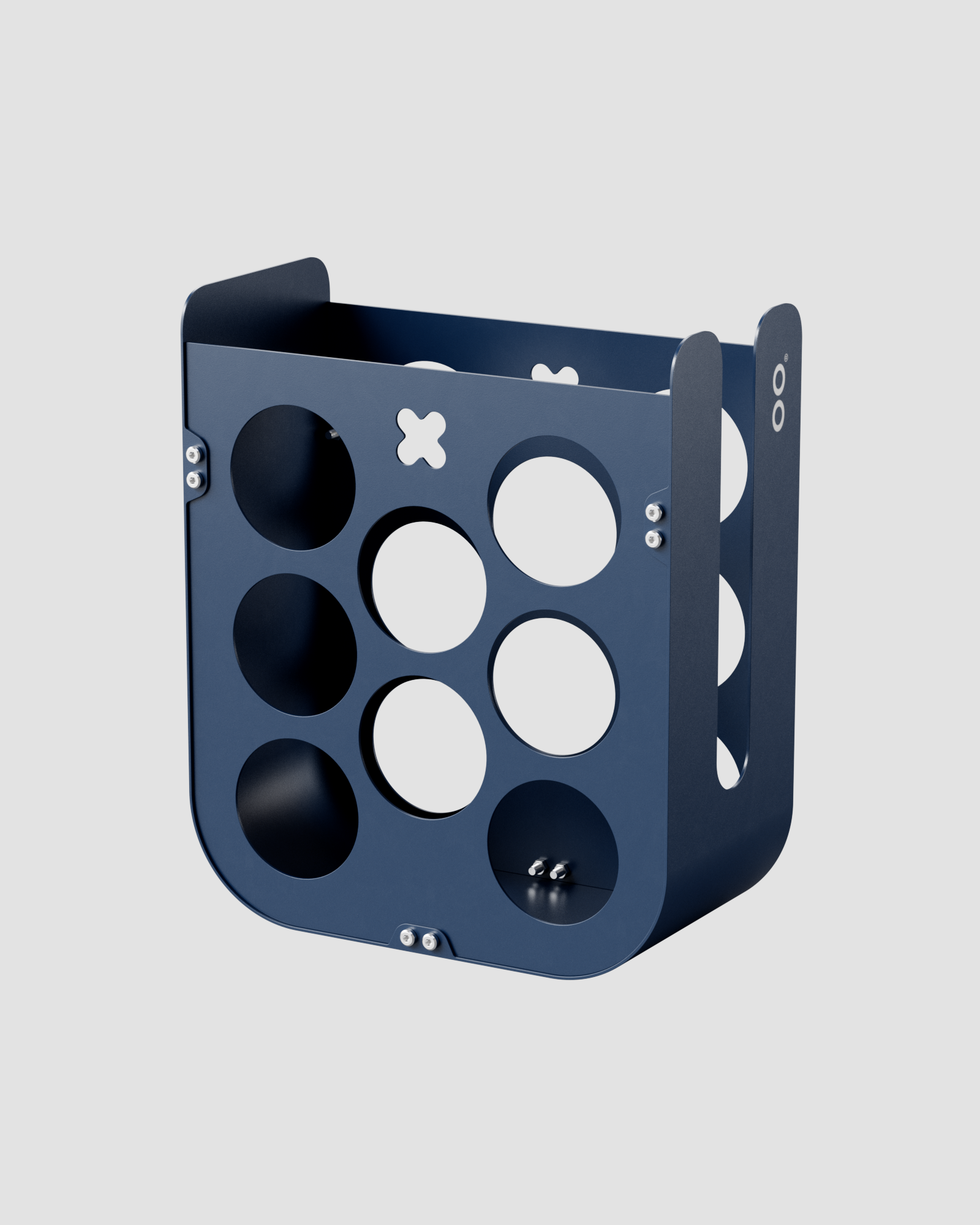 Bottle Holder sculptural stainless steel object for B!POD by Filippo Batavia